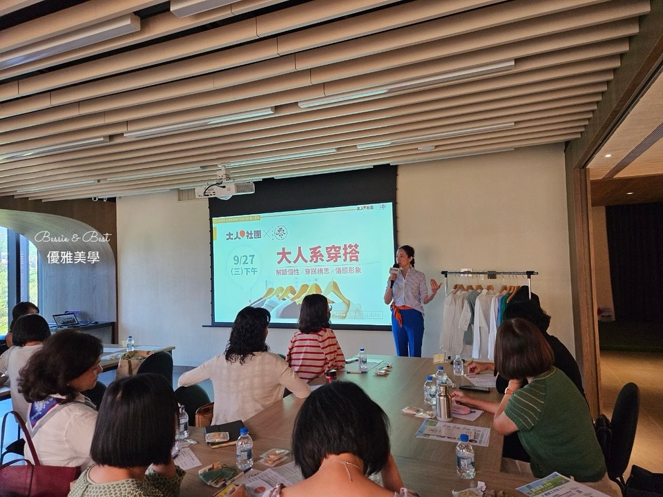 學員襯衫穿搭風格照片 4